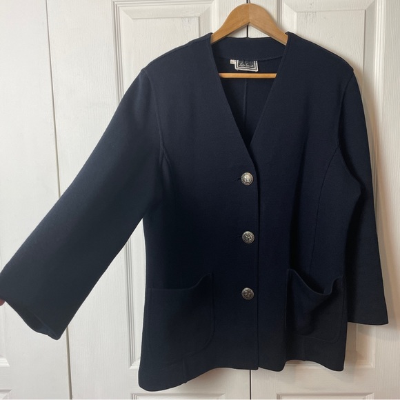 Italian Wool Knit Jacket - Picture 2 of 12